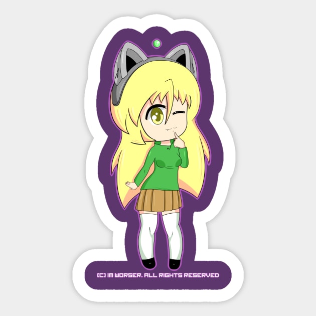 Chibi Sel Sticker by ImWorser04